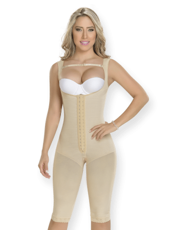 Colombian Fajas M&D F0075 Long Style High Compression Shapewear with – Curves
