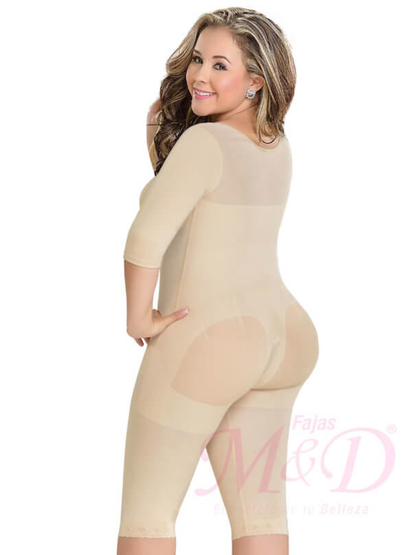 Colombian Fajas M&D F0161 Long Style High Compression Girdle With Full –  Slim Curves